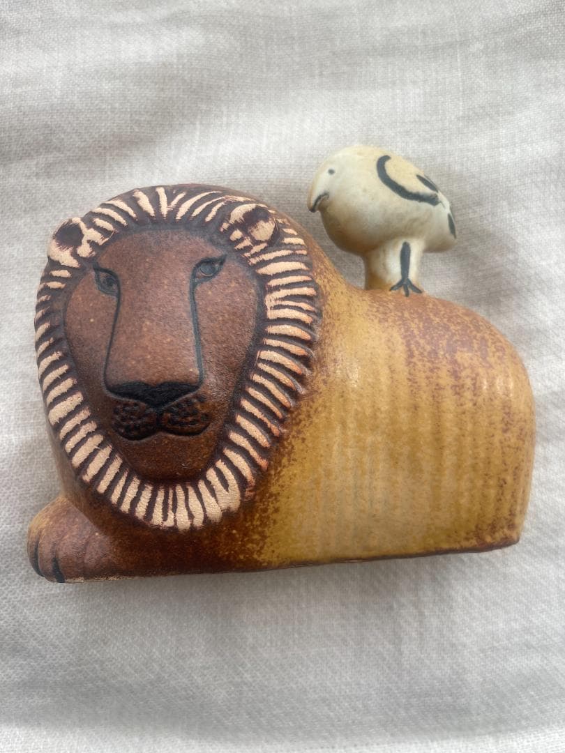 美品✨リサラーソン　Lion with bird ｜ライオンと鳥｜11月末まで
