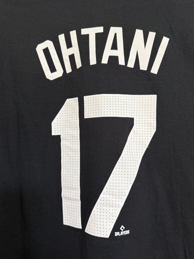 タグ付き 大谷翔平 ohtani 17 Dodgers ドジャース ユニ L 黒