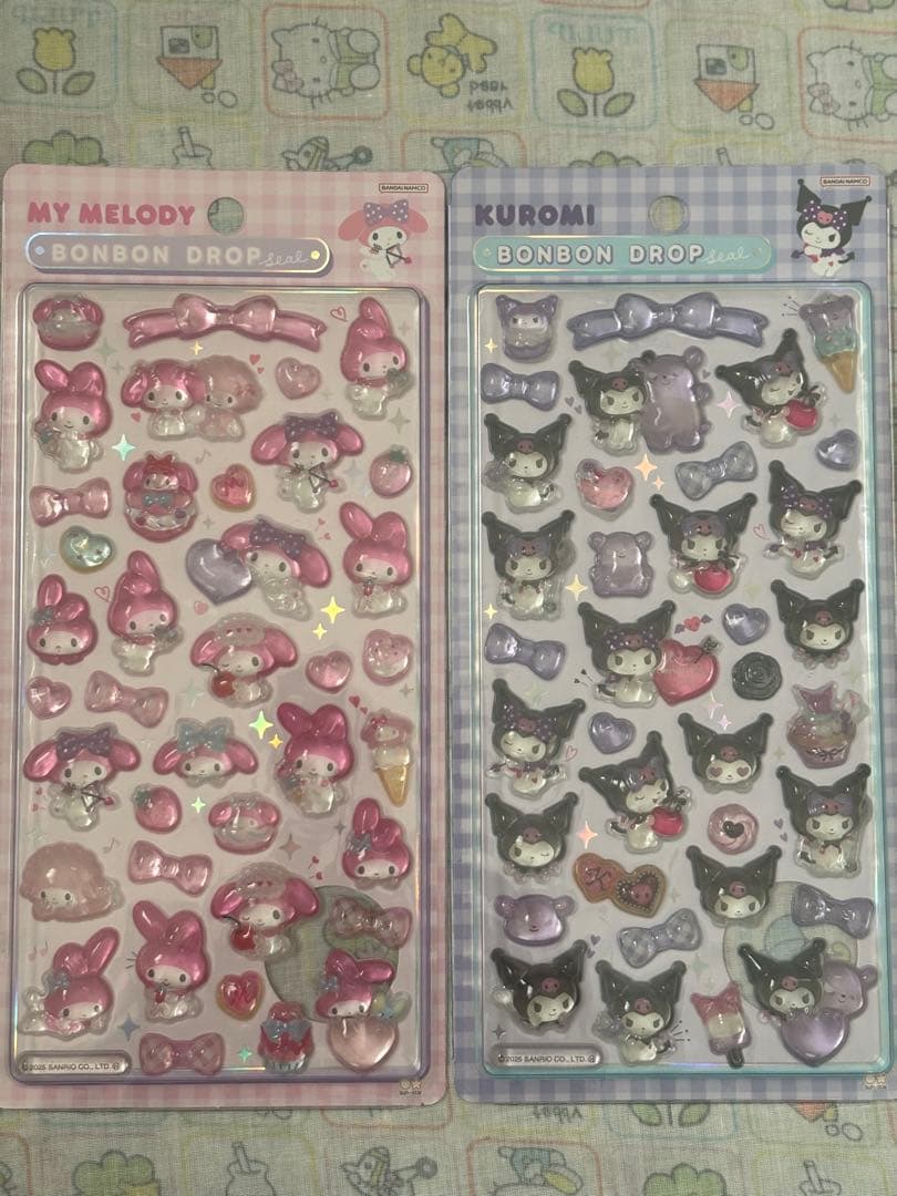 【正規品 】ボンボンドロップシール サンリオ 第二弾 7枚 セット
