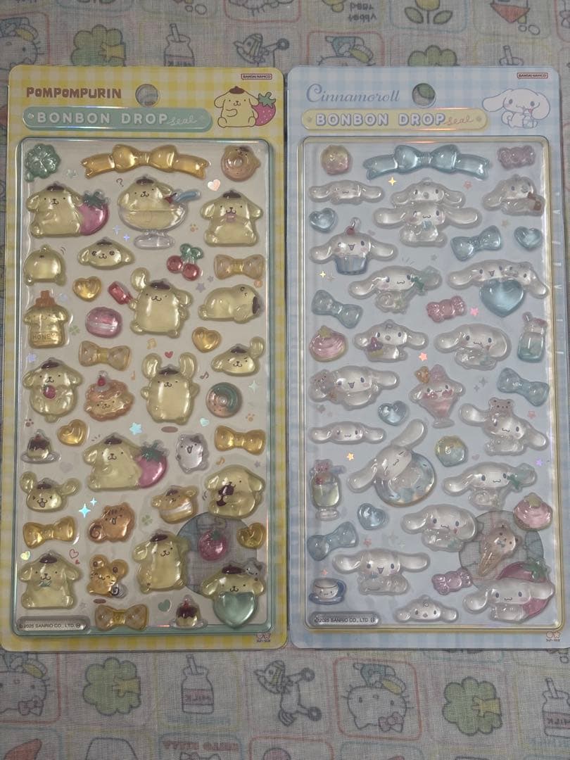 【正規品 】ボンボンドロップシール サンリオ 第二弾 7枚 セット