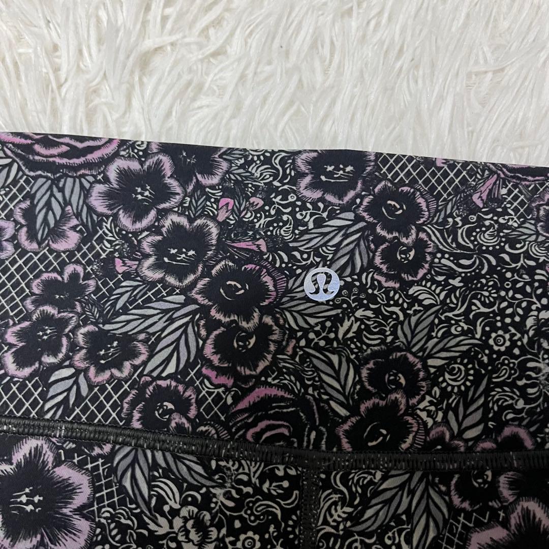 美品 ルルレモン lululemon ヨガ スポーツ スパッツ レギンス 花柄