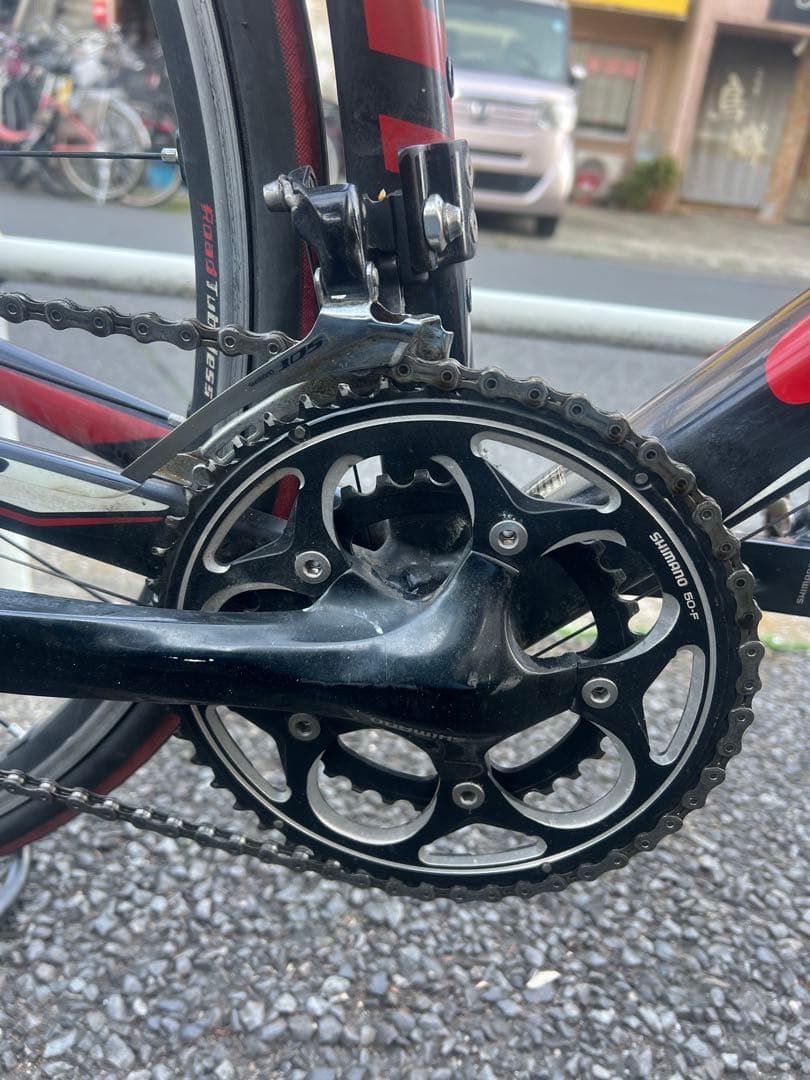GIANT TCR ロードバイク ブラック レッド ULTEGRA 現地取引