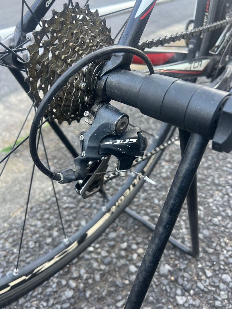 GIANT TCR ロードバイク ブラック レッド ULTEGRA 現地取引
