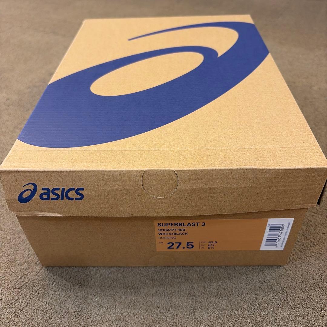 asics SUPERBLAST 3 27.5 ホワイト スーパーブラスト