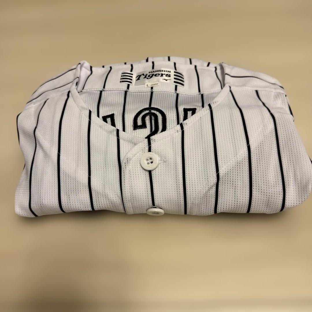 阪神タイガース森下ユニフォームメンズL 90周年ワッペン付刺繍