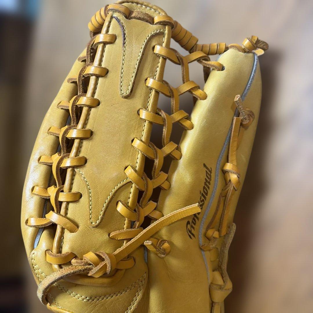 ミズノ プロフェッショナル 一般軟式 グローブ グラブ イチロー 外野用 美品