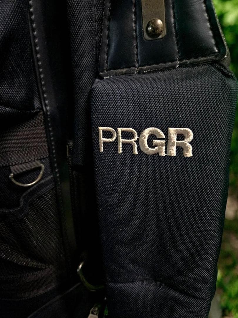 送料無料/美品　PRGR SEVEN POCKETS ブラック ゴルフバッグ