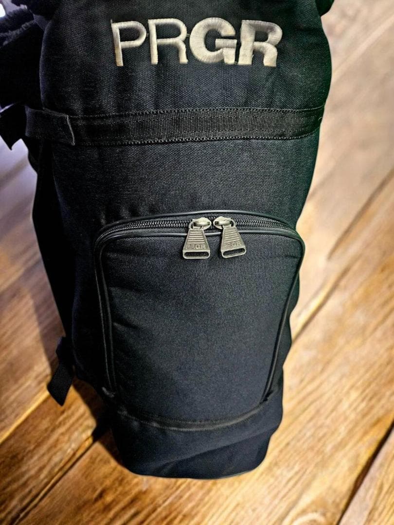 送料無料/美品　PRGR SEVEN POCKETS ブラック ゴルフバッグ