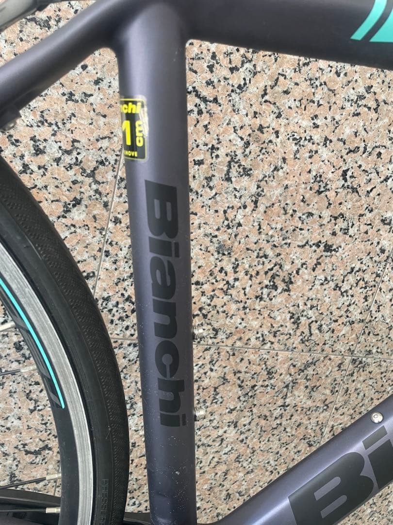 美品 BIANCHI カーボン ロードバイク フレームセット