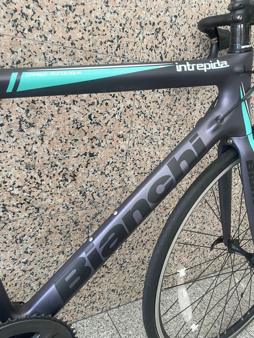 美品 BIANCHI カーボン ロードバイク フレームセット