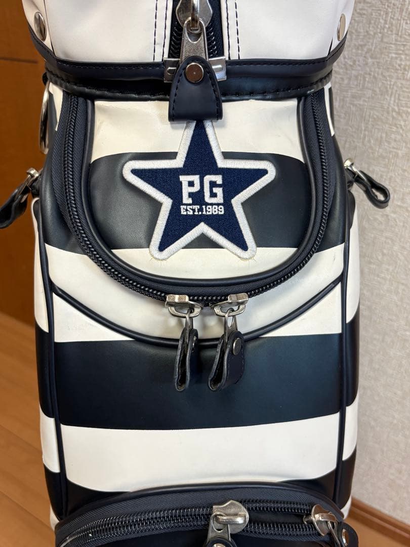 パーリーゲイツ　ストライプキャディーバック