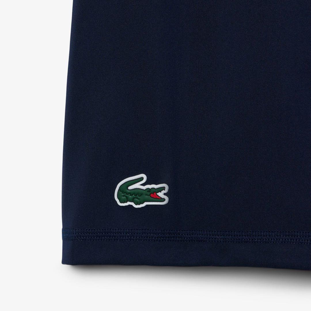 【Lacoste ゴルフ】ウルトラドライ鹿の子地ポロドレス