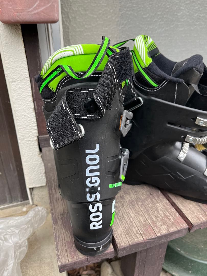 ROSSIGNOL スキーブーツ Speed80 黒/緑　24.5cm