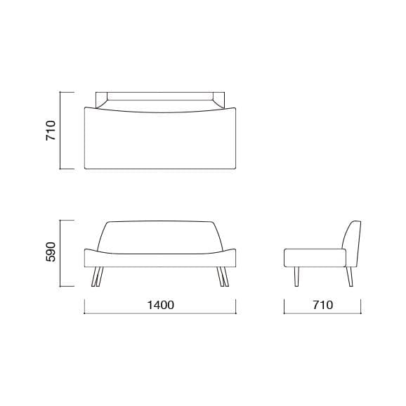IDEE AO 二人掛けソファ チャコール 無印良品