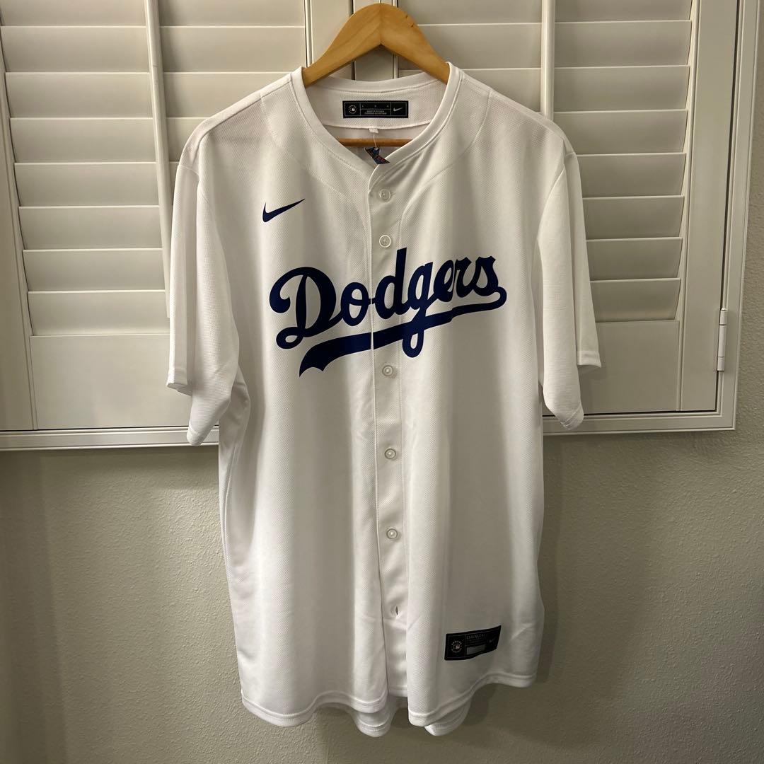 Nike Dodgers ベースボールジャージ ホワイト
