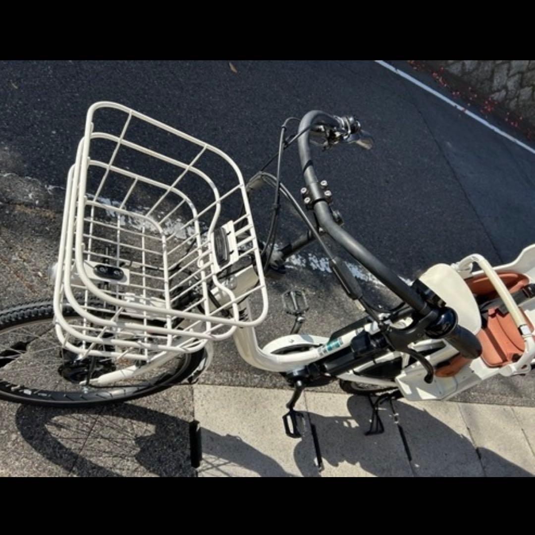 bikke ビッケ　子乗せ　電動自転車　電動アシスト自転車　ホワイト