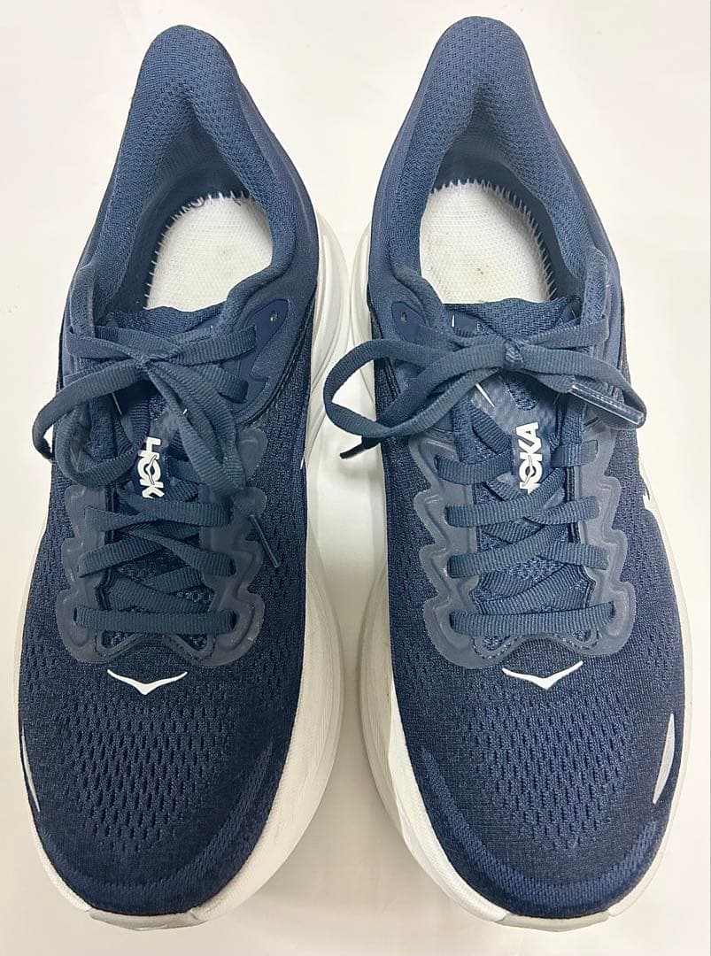 HOKA BONDI 9ボンダイ9 26.5㎝　ネイビー×ホワイト