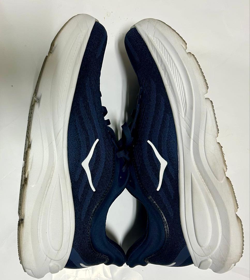 HOKA BONDI 9ボンダイ9 26.5㎝　ネイビー×ホワイト