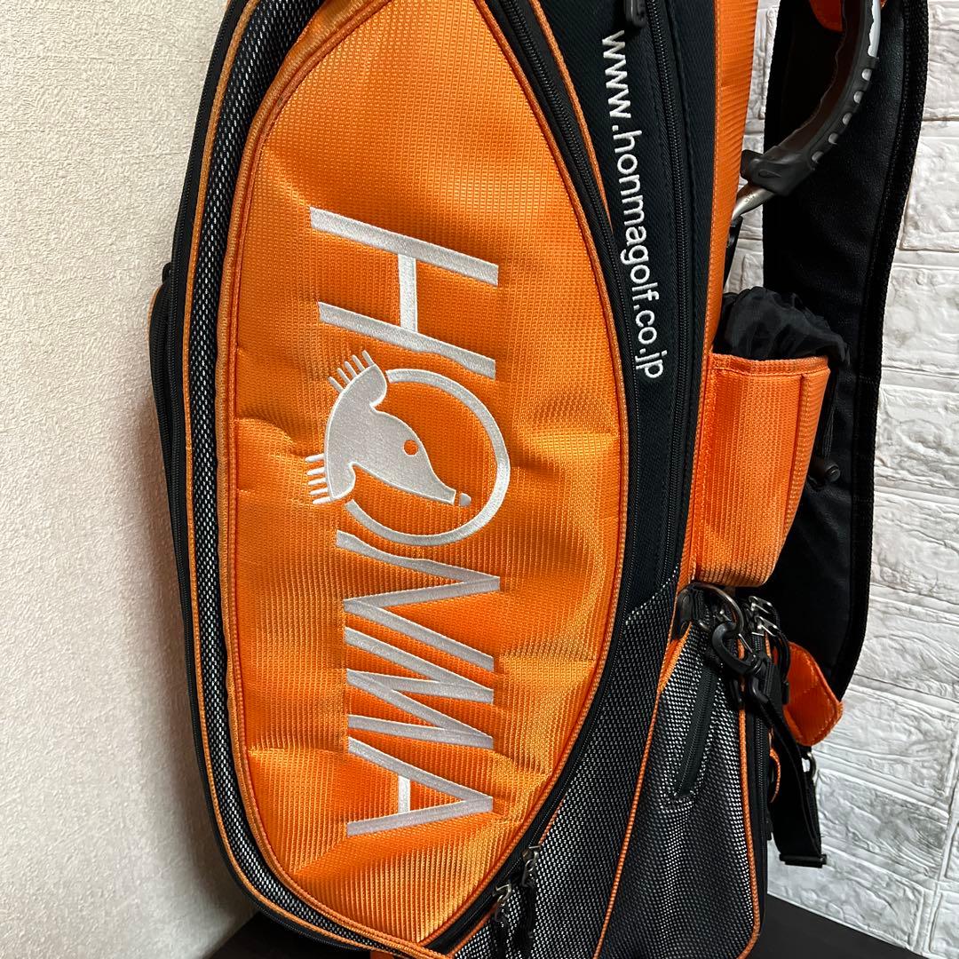 【匿名配送】HONMA キャディバッグ アイアンカバー セット売り オレンジ