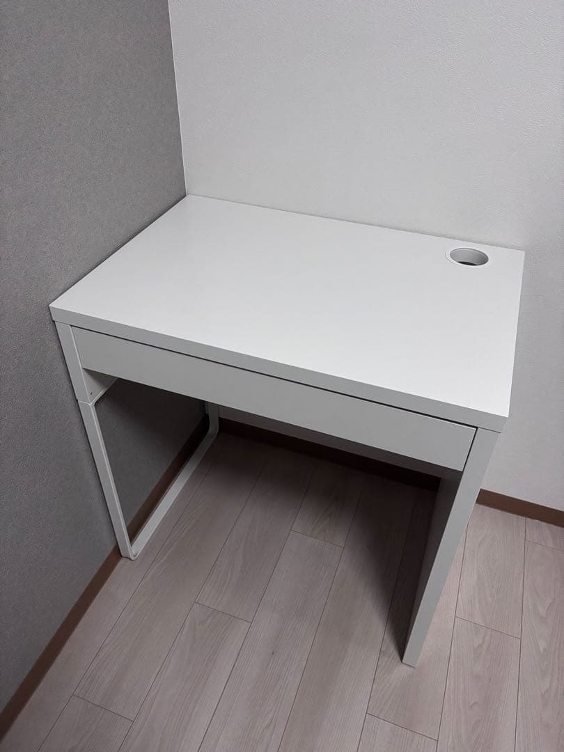 IKEA ミッケ MICKE 73×50 ホワイト デスク
