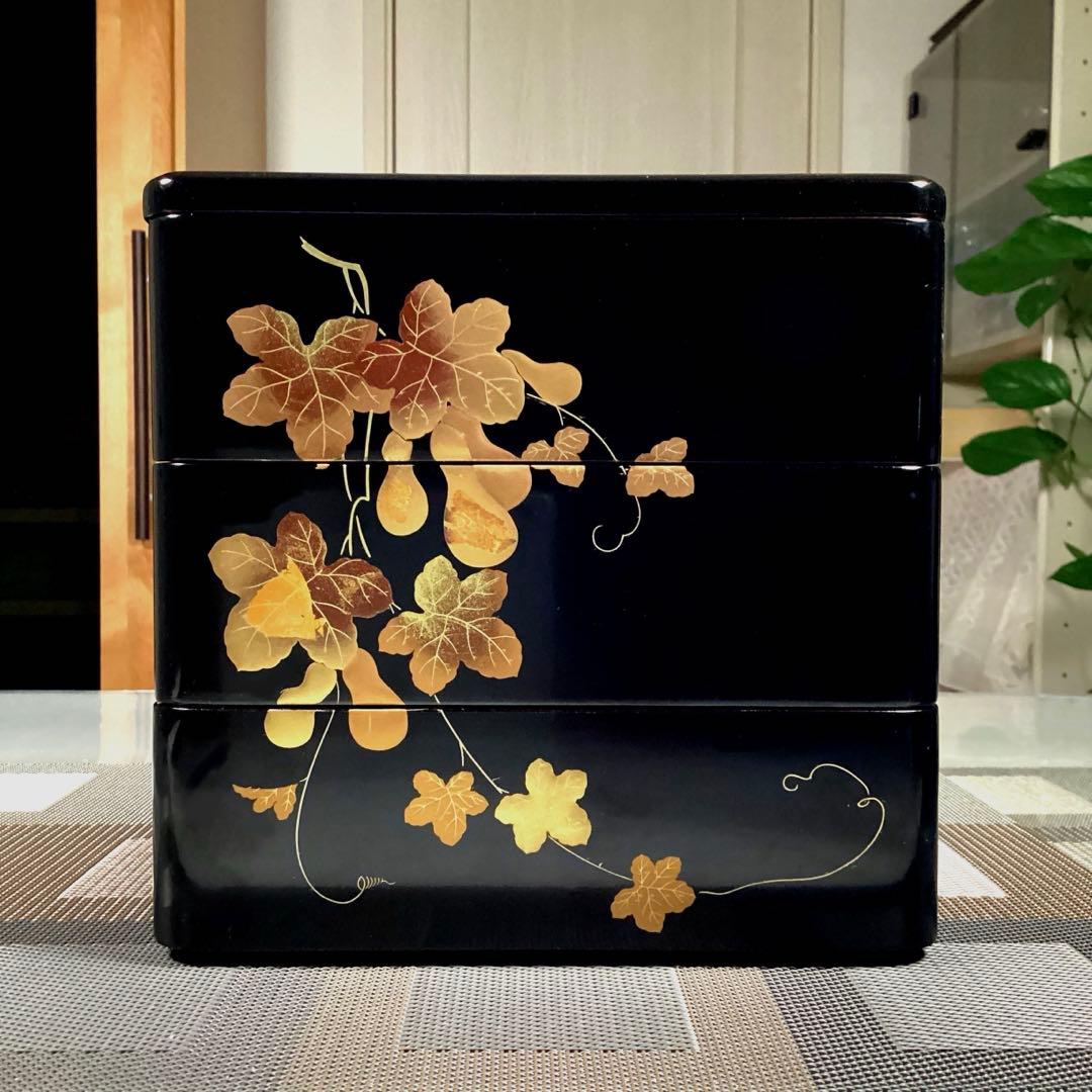 『未使用•小痛み』　会津塗　重箱