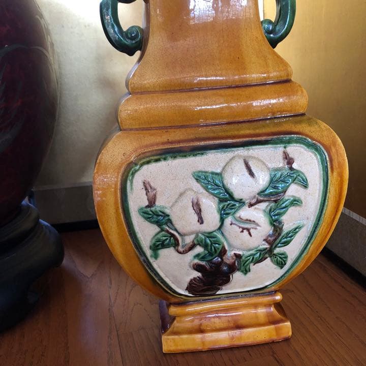 中国 唐三彩 花瓶 47cm