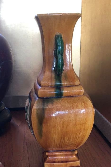 中国 唐三彩 花瓶 47cm