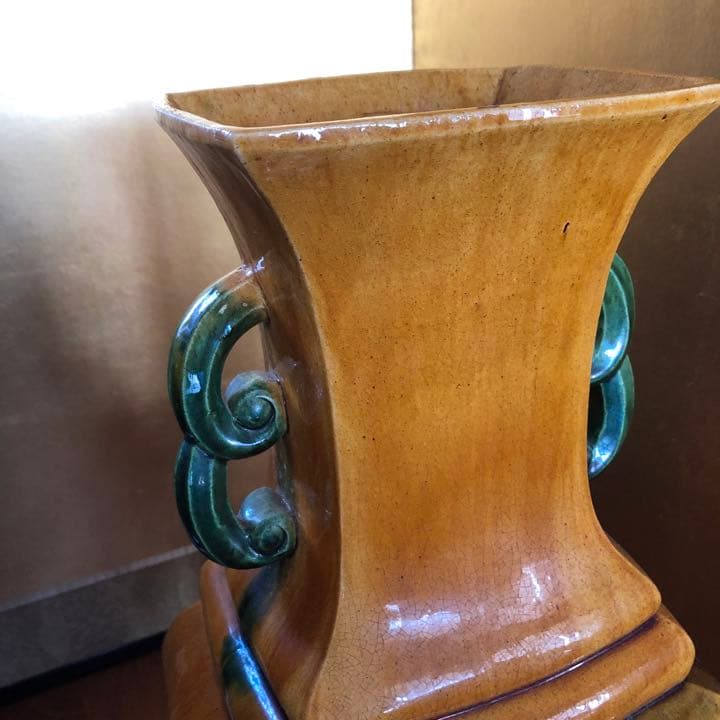 中国 唐三彩 花瓶 47cm