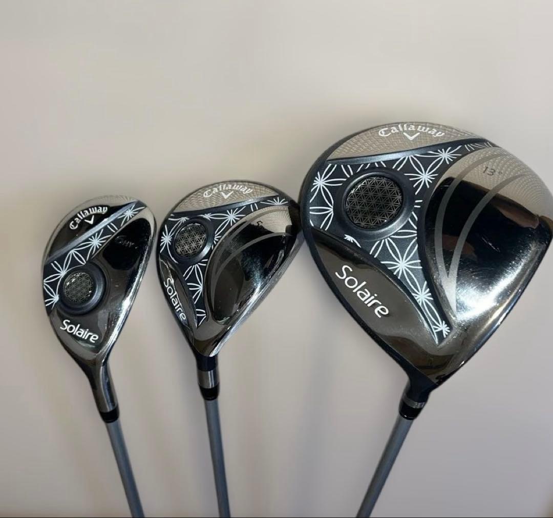 【中古美品】Callaway Solaire 8本セット＆キャディバッグ