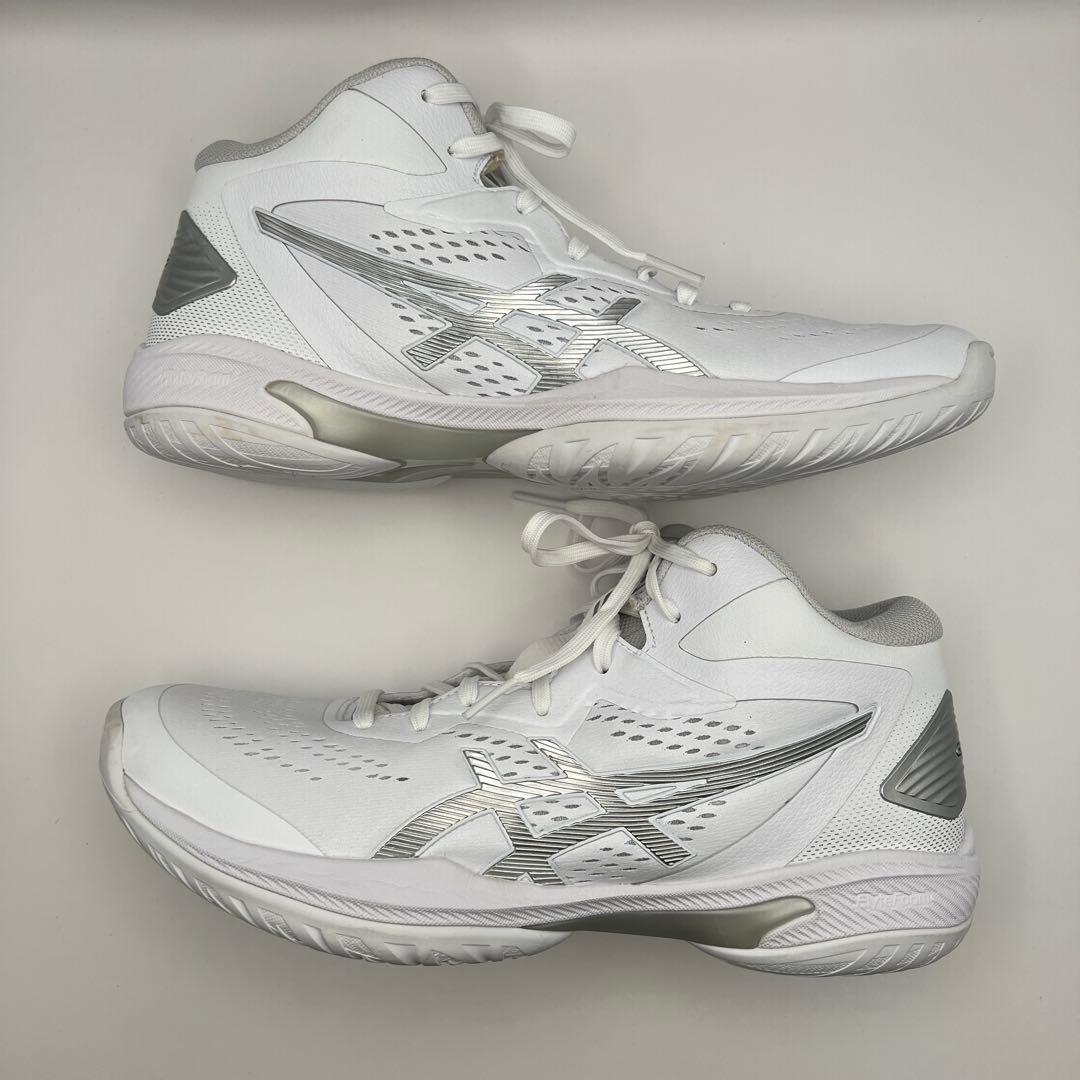 【極美品】asics ゲルフープV15 narrowホワイト 26.0㎝