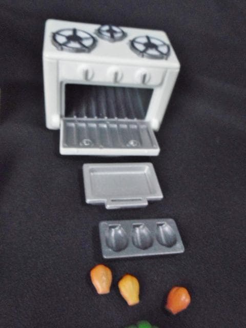 ★シルバニアファミリー カントリー キッチン セット/ミニチュア 台所 オーブン