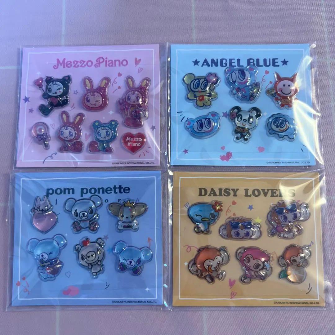メゾピアノ1番くじ♡ナルミヤキャラクターズ　 ぷっくりしーる付き♡セブンイレブン