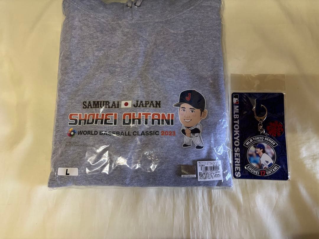 新品未開封★未使用★大谷翔平 ２０２３年★WBC ★イラストパーカー Lサイズ