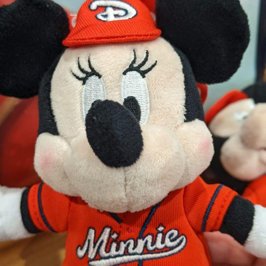 新品 匿名配送 ミッキー ミニー カープ carp Disney ぬいぐるみ