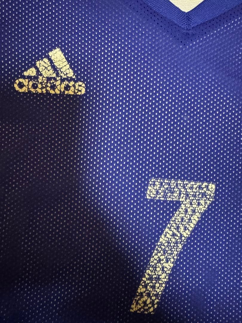 NAKATA 7番 青色 サッカーシャツ