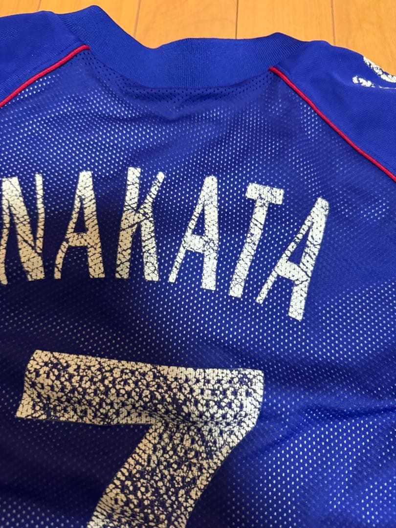 NAKATA 7番 青色 サッカーシャツ