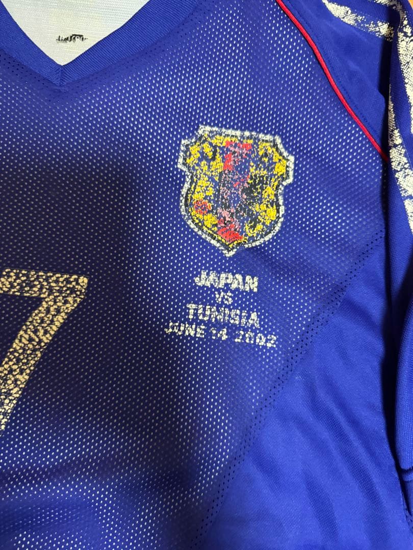 NAKATA 7番 青色 サッカーシャツ