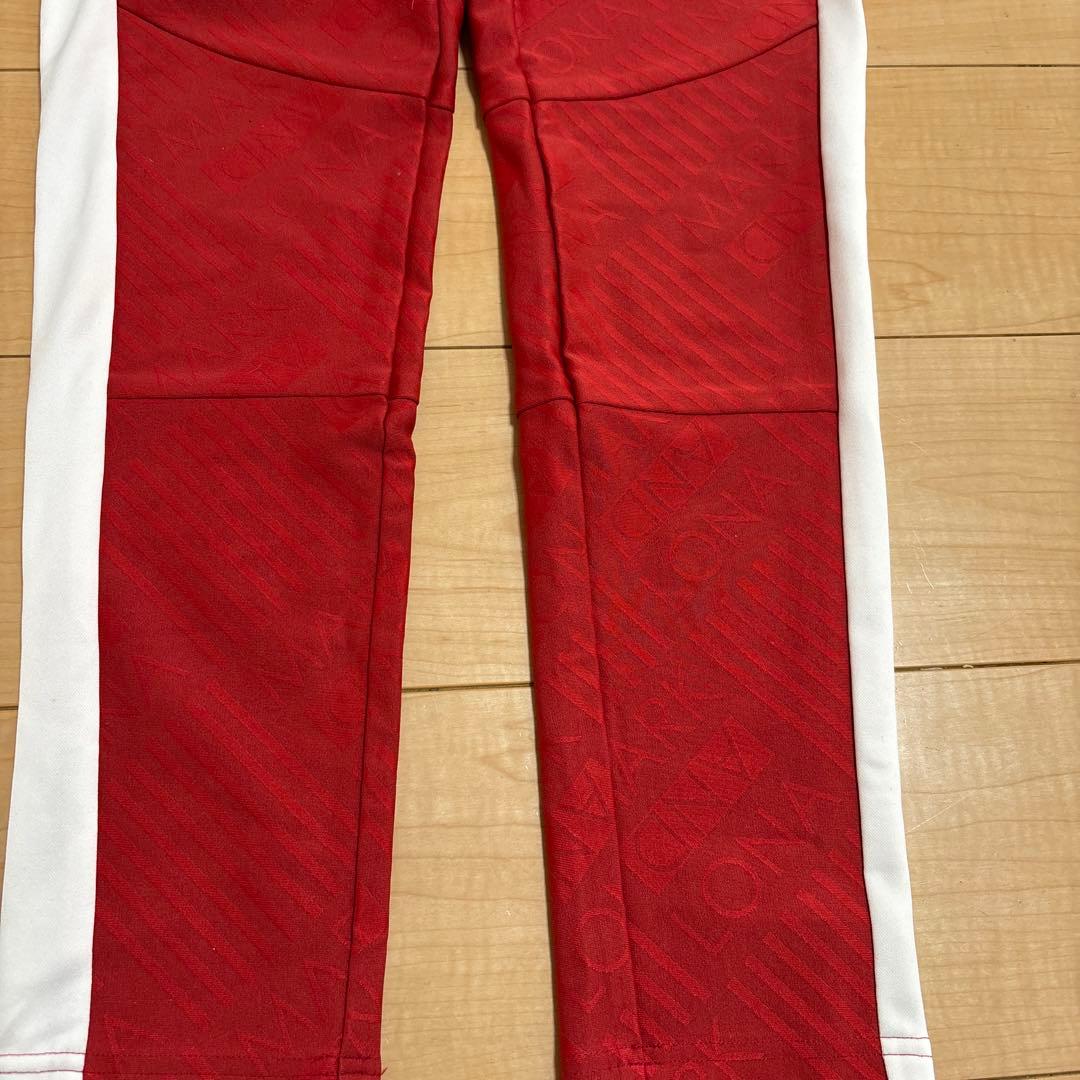 マークアンドロナ golf レディース　パンツ　38 レッド　総柄