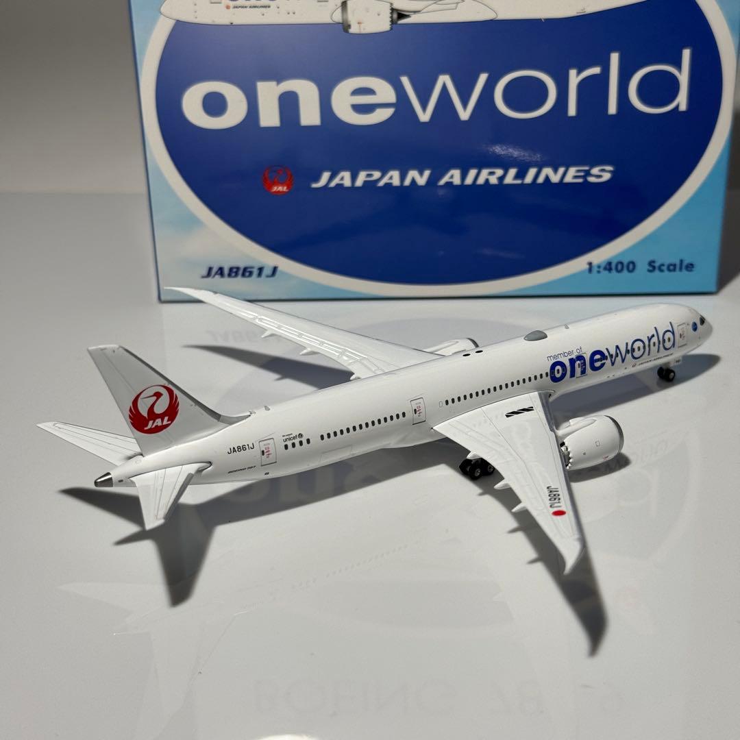 1/400 JAL 日本航空 787-9 JA861J oneworld特別塗装