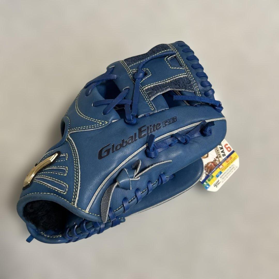 Mizuno Global Elite 少年軟式用グローブ ロイヤルブルー S
