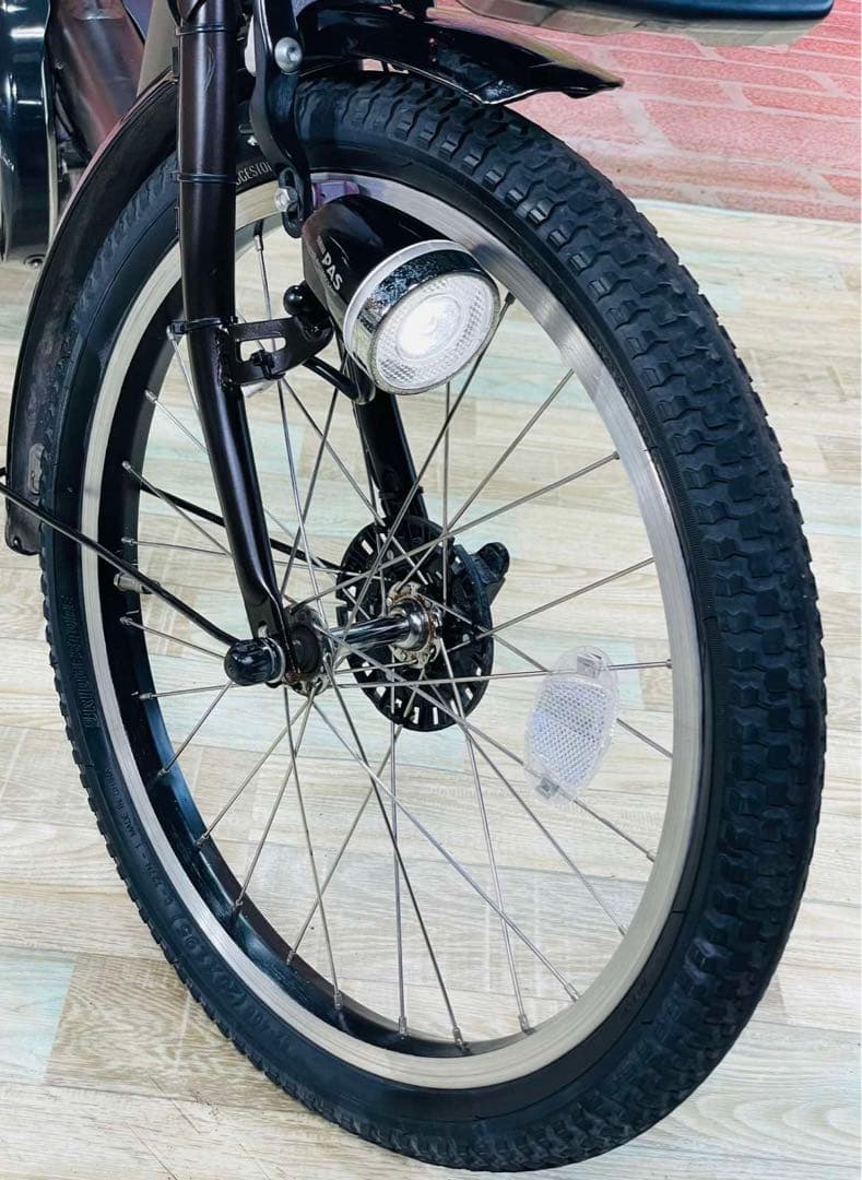 K2018 電動自転車ヤマハ子供乗せ 20インチ 8.7Ah ブラウン