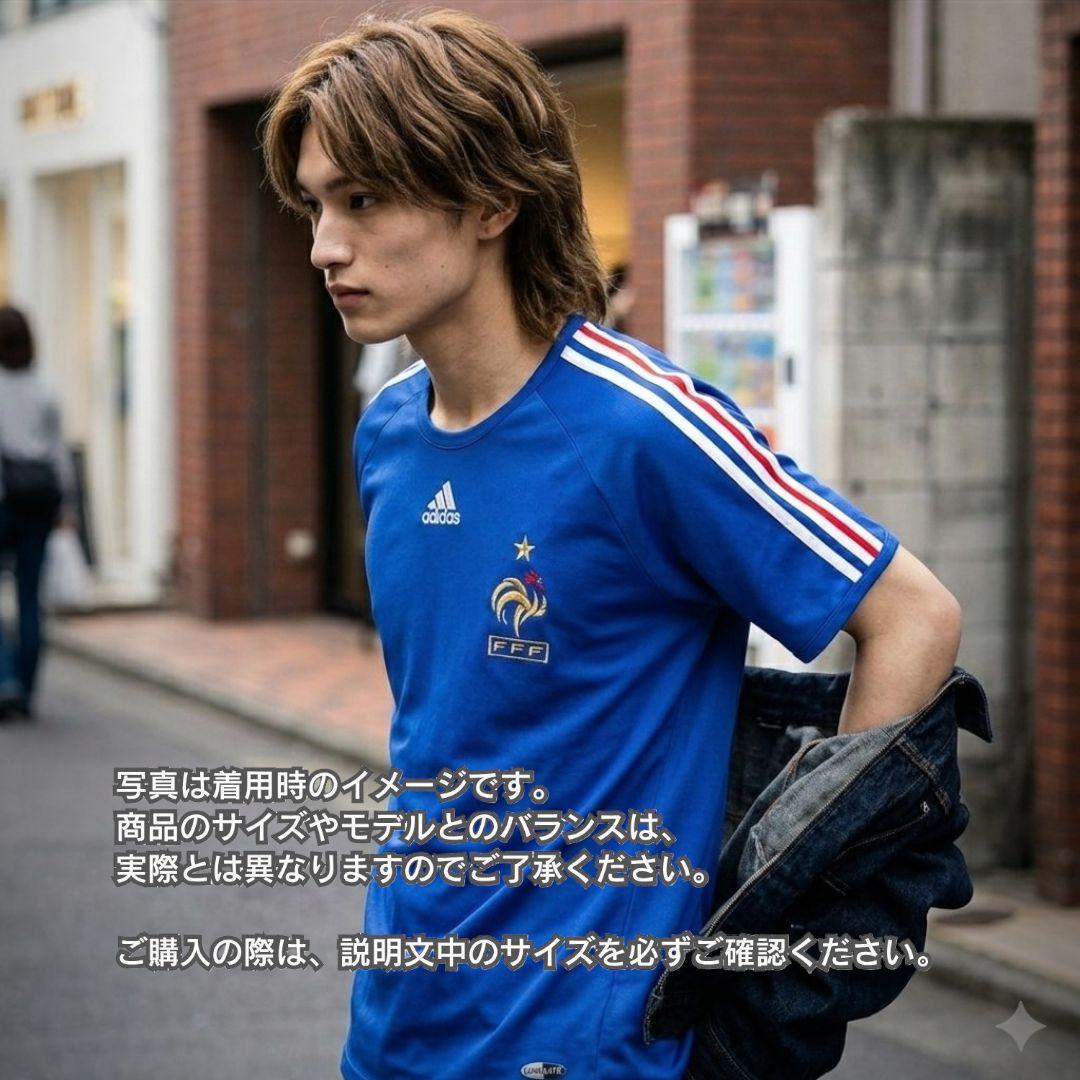 古着　サッカー　フランス代表　アディダス　トリコロール　メンズ　XLサイズ