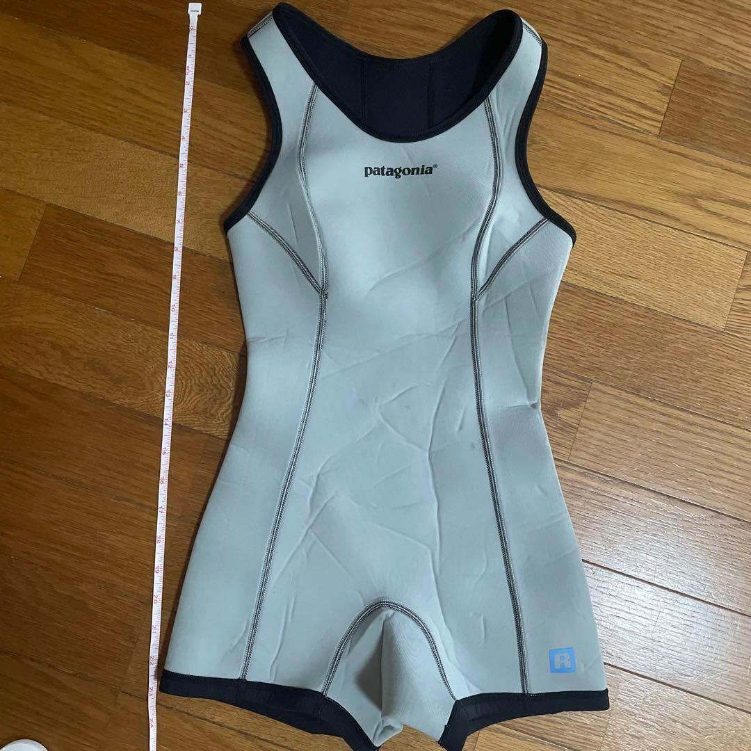 patagonia ショートジョンウェットスーツ　　　ブラックリバーシブルグレー