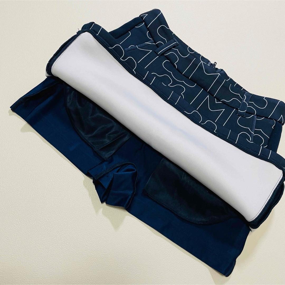 6777【美品】ムータマリン　ストレッチスカート　インナー付き　スウェット素材