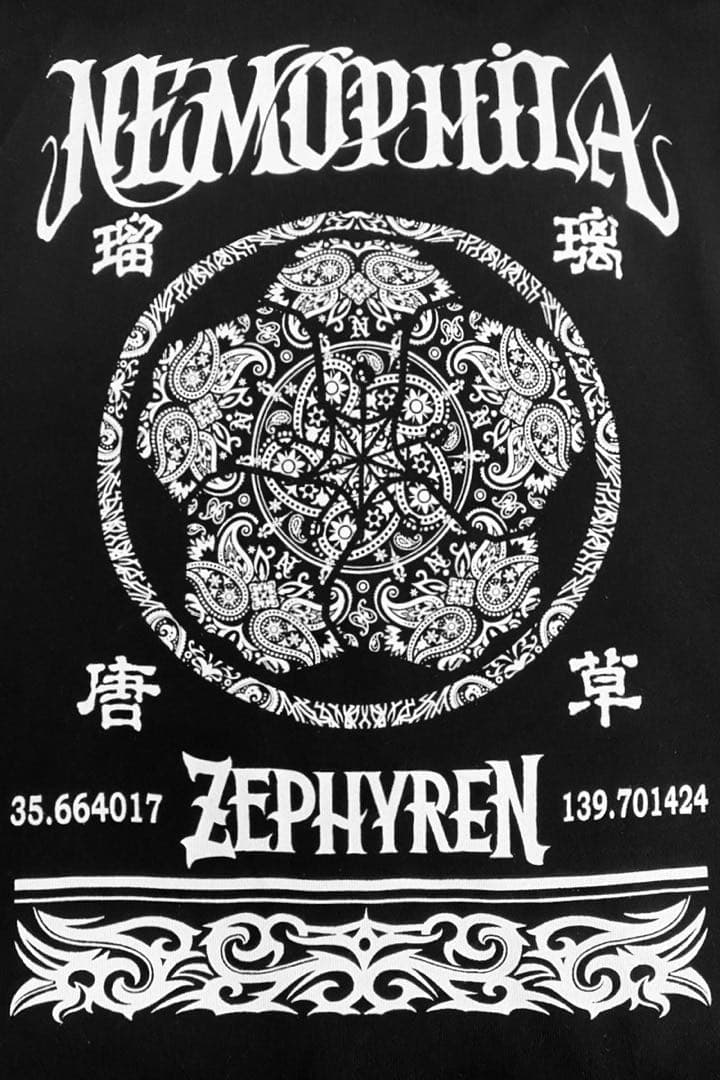 【新品・希少】Tシャツ NEMOPHILA コラボTシャツ ブラック Lサイズ