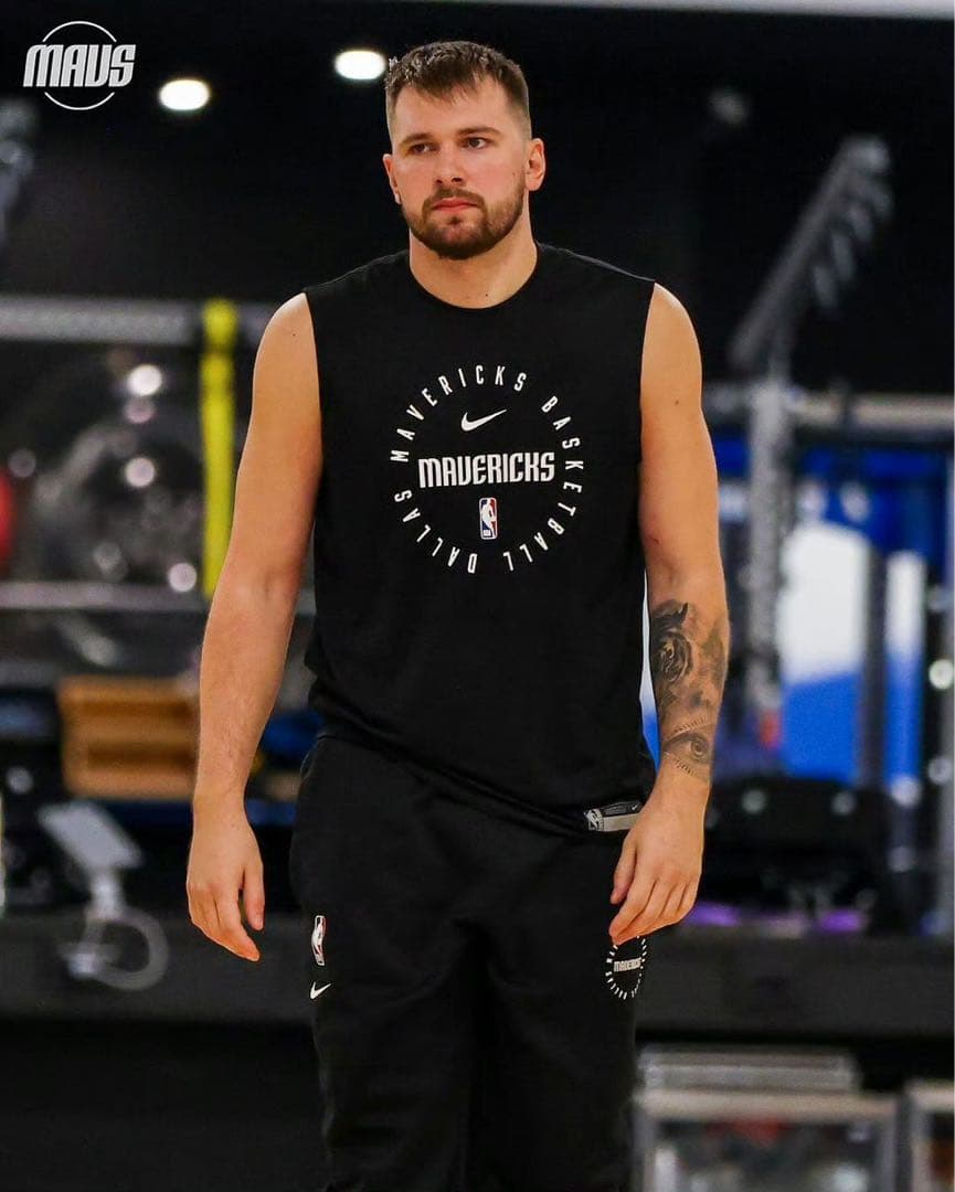 マーベリックスNBA25シーズン選手支給品UsedプラクティスTシャツLサイズ