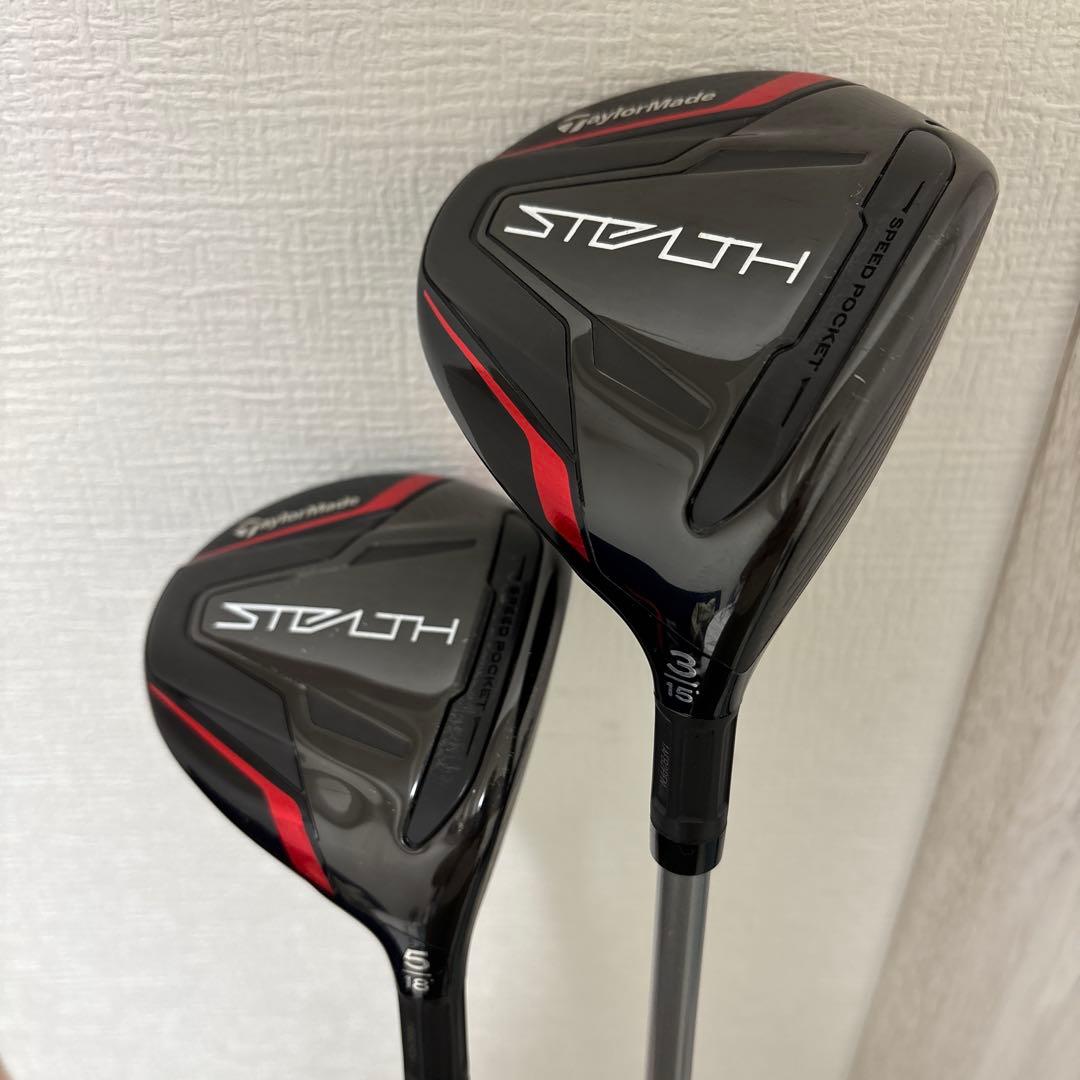 Taylormade stealth フェアウェイウッド3Wと5Wセット