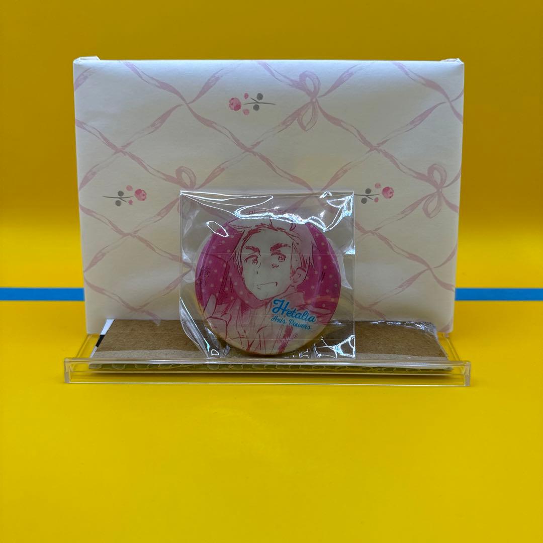 ① ヘタリア APH デンマーク チェンジング缶バッジ ホログラム 原作絵