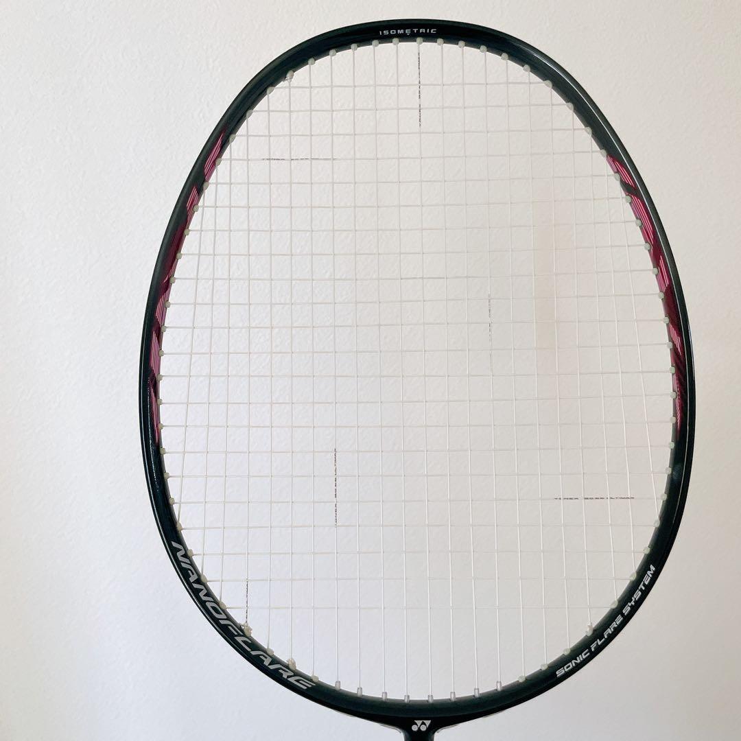 廃盤希少YONEX ヨネックスナノフレア200バドミントンラケット 純正ケース付