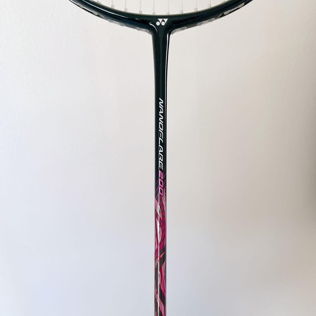 廃盤希少YONEX ヨネックスナノフレア200バドミントンラケット 純正ケース付